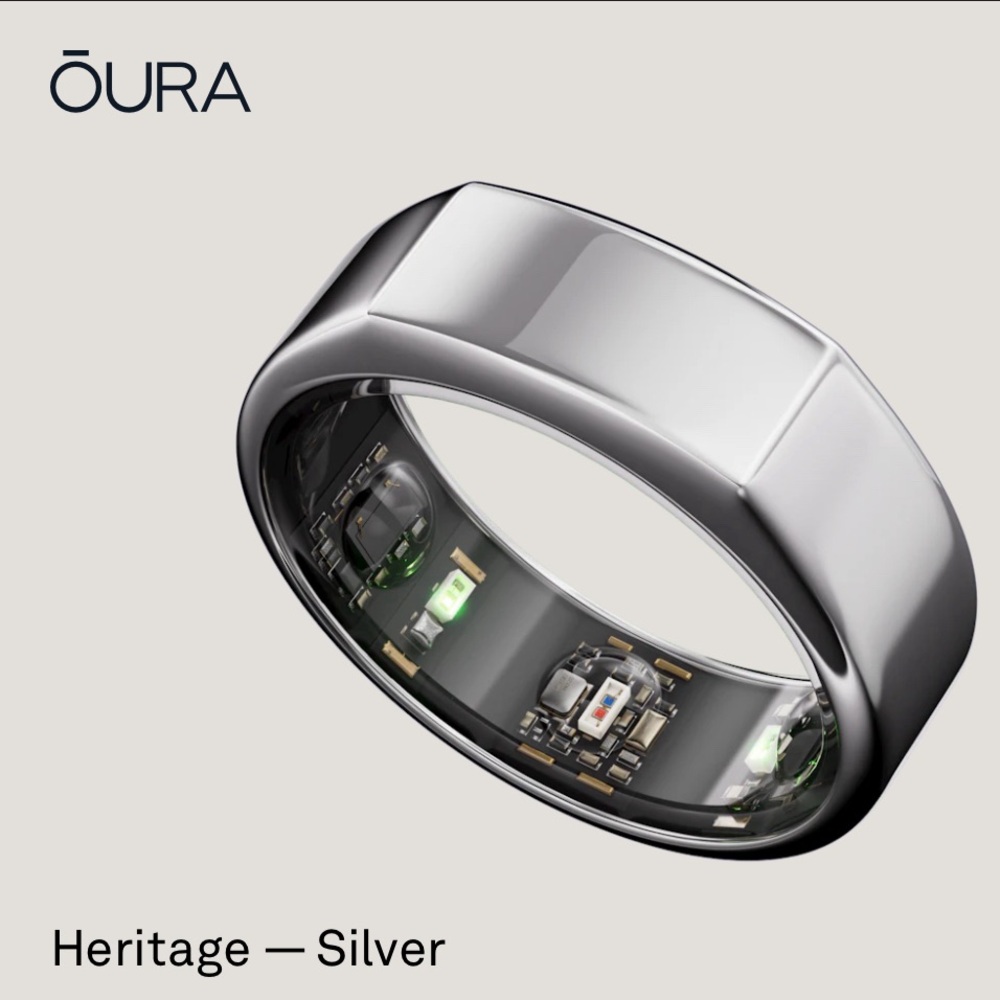 Oura Ring Gen3 Heritage Silver